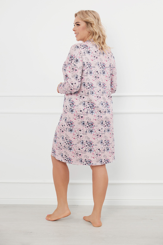 Toliana Nachthemd, langärmelig Italienische Mode 