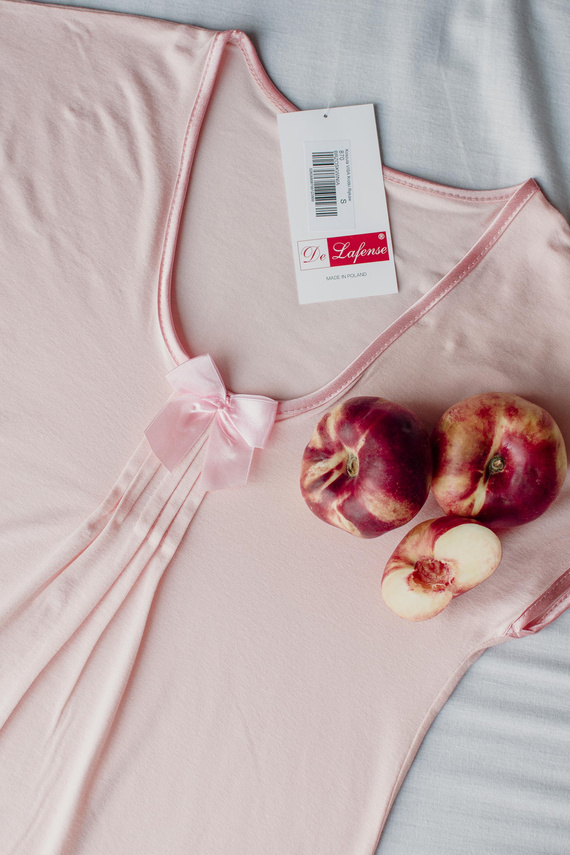 870 Visa De Lafense Nachthemd - Pfirsich