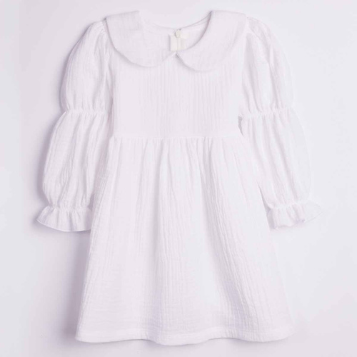 Mädchenkleid Nicol 224285 Musselin 100% Baumwolle Langarm