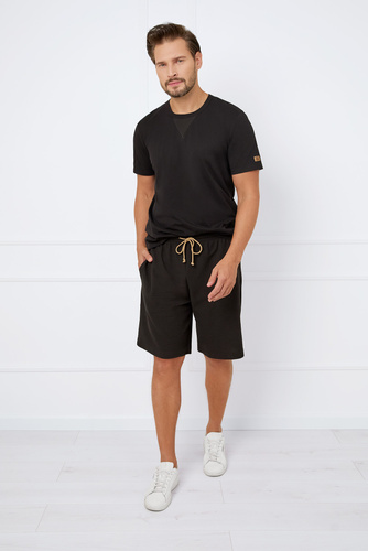 Bono Herren-Sport-Set Italienische Mode - schwarz