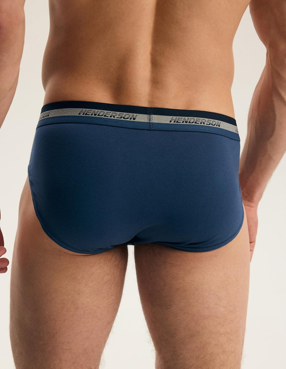 Henderson Far 45787 Herren-Slips 2er-Pack Baumwolle Grau und Jeans