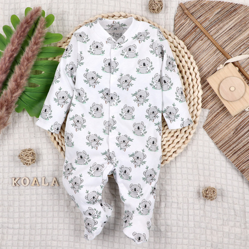 ABN-5206 Nini Sweet Koala Baby-Strampler 100% Bio-Baumwolle