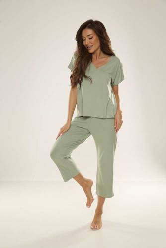 694 Freya Damen-Schlafanzug Forex - Erbse
