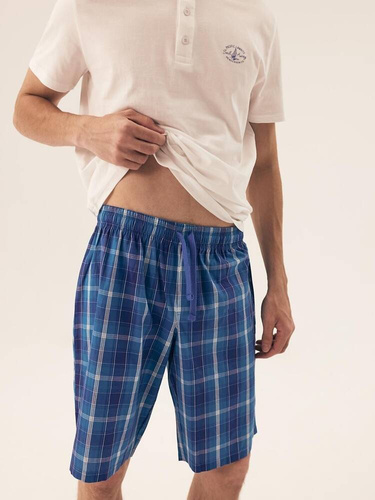 42616 Dock Premium Henderson-Pyjama für Herren – weiß