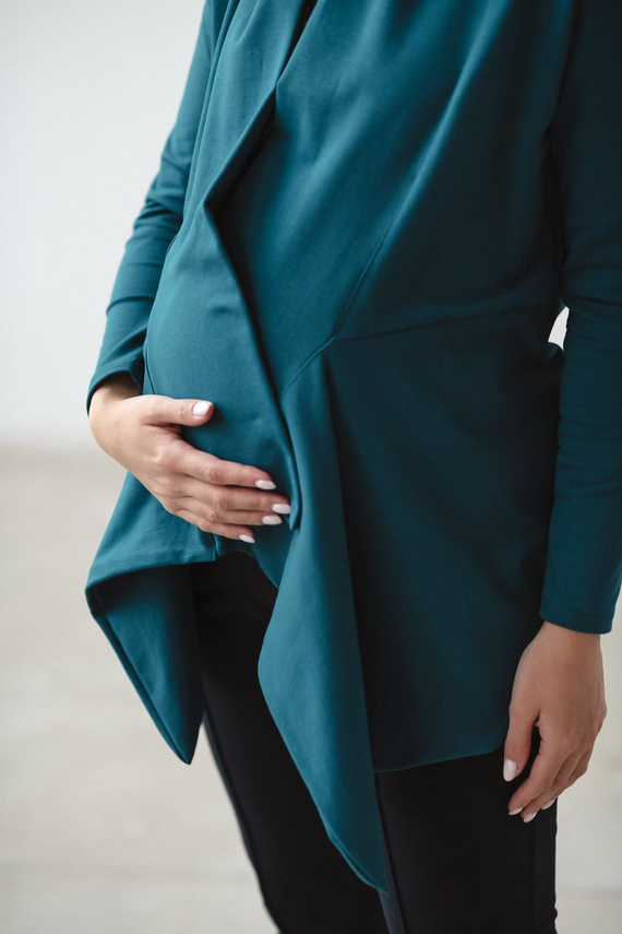 Mama Wrap Milk&Love Umstandsstrickjacke, Marineblau