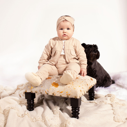 221274 Kiku Nicol beige Mädchen Sweatshirt kurz geschnitten