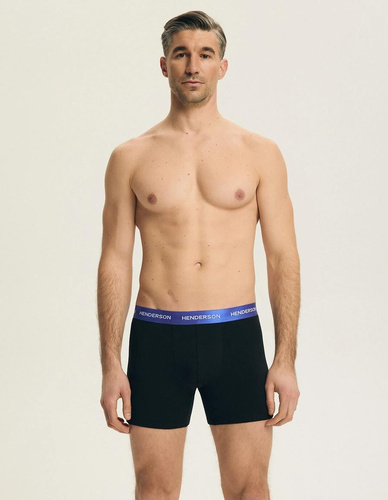 Bench Henderson 44540 schwarz-grafit – Herrenboxershorts 3er-Pack 93% Baumwolle