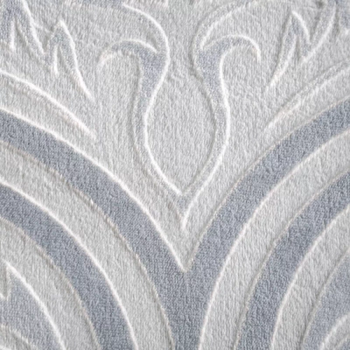 Flano 5 Velours-Bettwäsche, Euro-Vorhang-Ornamente, grau