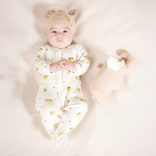 212031 Tola Nicol Babystrampler – Zitronen