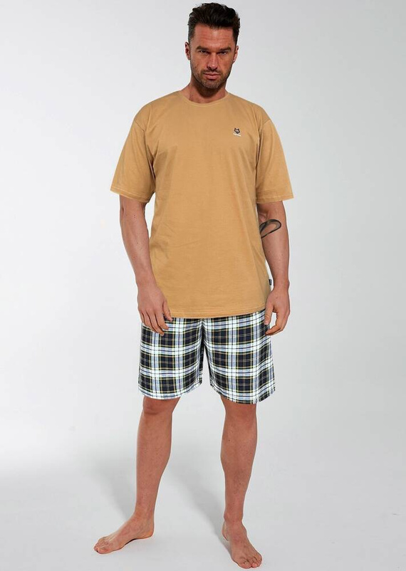 326/183 Nature III Herrenpyjama Cornette honig