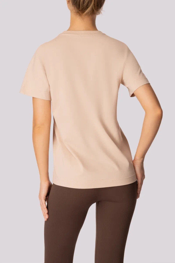 Regular Base Damen T-Shirt Mona beige
