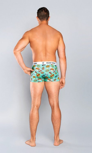 Boom Herren Boxershorts Italian Fashion - navy blau