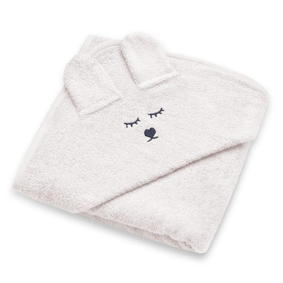 Yosoy Bambushandtuch mit Ohren – natur