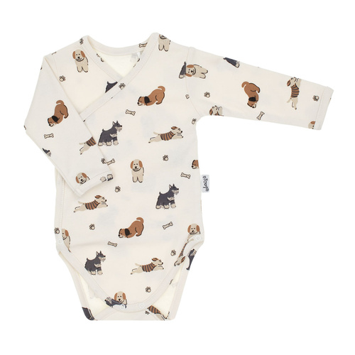 215096 Eddy Nicol Umschlag-Body mit langen Ärmeln