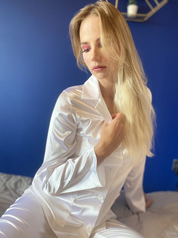 934 Classic Forex Damen Schlafanzug - Perle/Perle