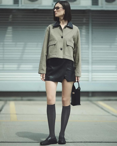 Kniestrümpfe Gabriella Visa 608 – schwarz, 40 den, druckfreies Bündchen