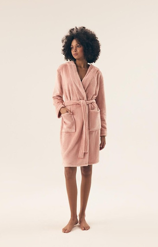 42877 Brid Henderson Damenbademantel – Pastellrosa