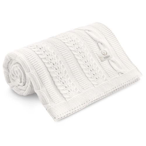 Dreamy Yosoy Bambusdecke mit weißen Perlen – weich, atmungsaktiv, sicher für das Kind