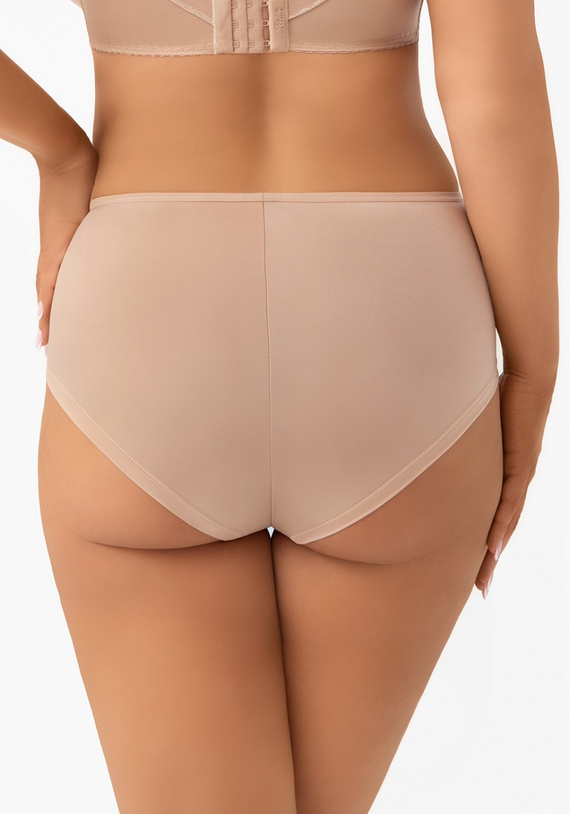 Slip Lotta F007 Gorsenia – hoher Bund aus Mikrofaser mit Stickerei