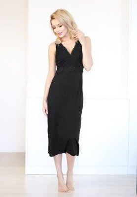 Panay Halka Kalimo Damen Nachthemd - schwarz