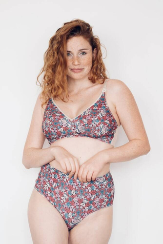 Motley Burgunderroter Momtobe weicher Still-BH