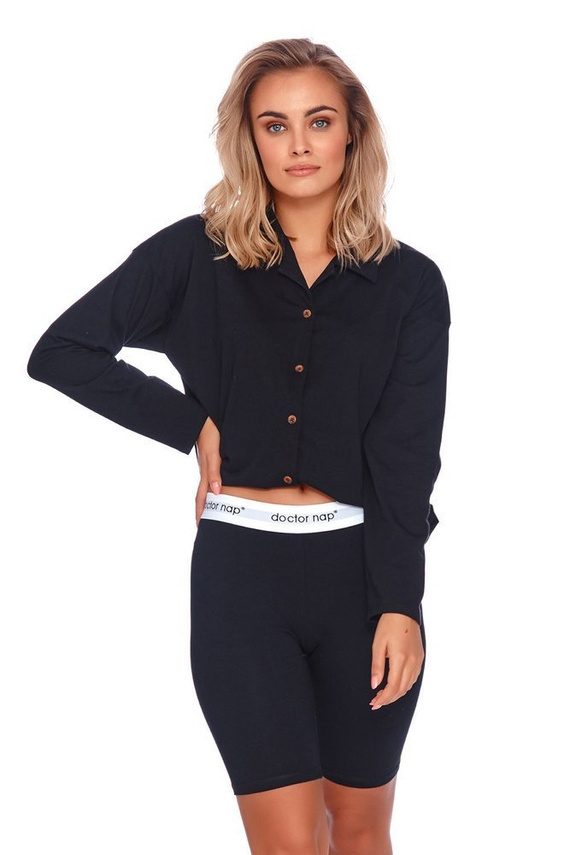 4212 Piżama damska Doctor Nap - black