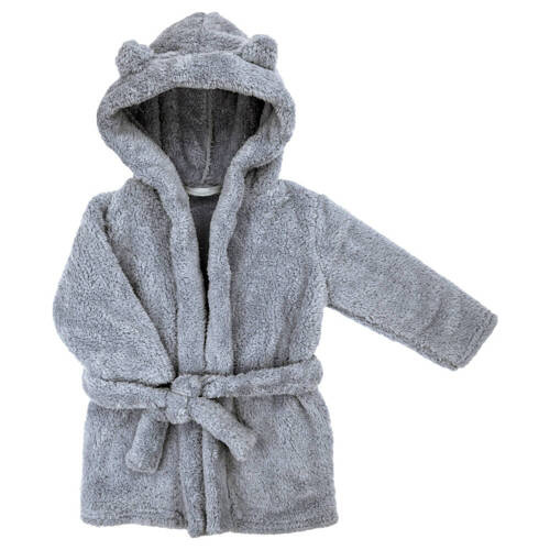 018 22 Kinderbademantel „Basic“ Nicol – grau