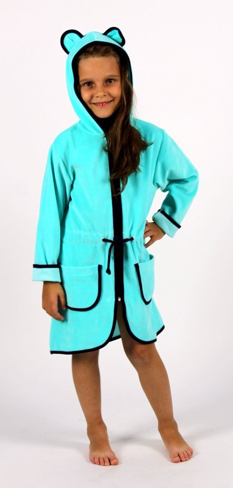 374 / 375 Desiree Bademantel für Kinder - mint