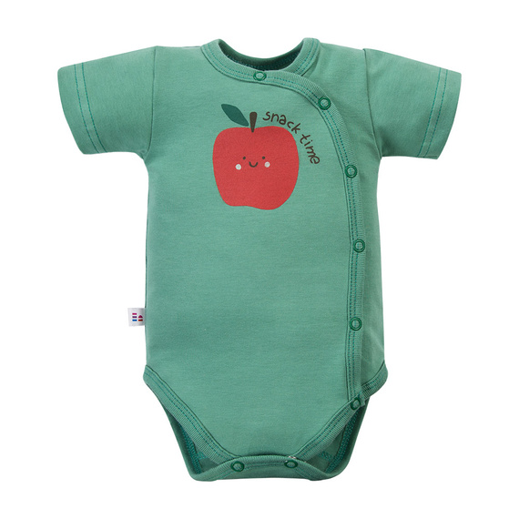 Baby Body Eevi Snack Time Kurzarm Baumwolle elastisch bequem