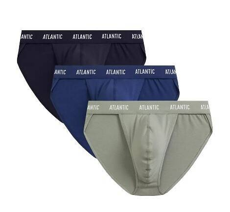 3MP-1576 A'3 Atlantic Herren-Slip – Marineblau-Khaki
