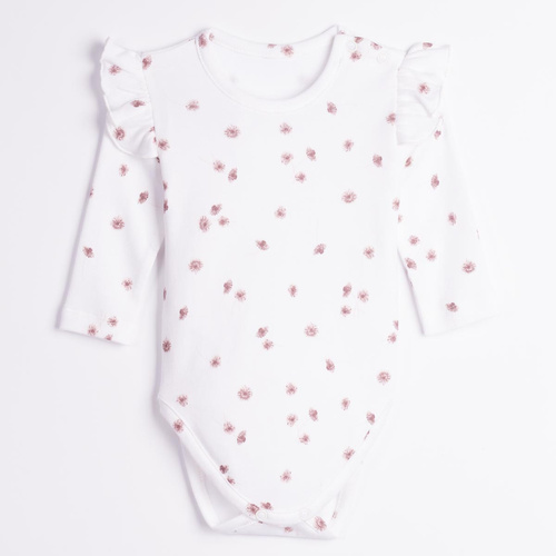 Nicol Hania 226095 Body 100% Baumwolle Langarm Blumen Rüschen