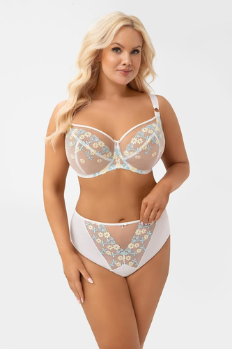 Slip Gorsenia Tessa F010 hoher Bund Tüll Stickerei bequem