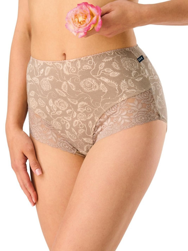 LPF 599 Key Damen Slip Beige-Mocca Maxi Bikini – Komfort und Eleganz aus hochwertiger Baumwolle
