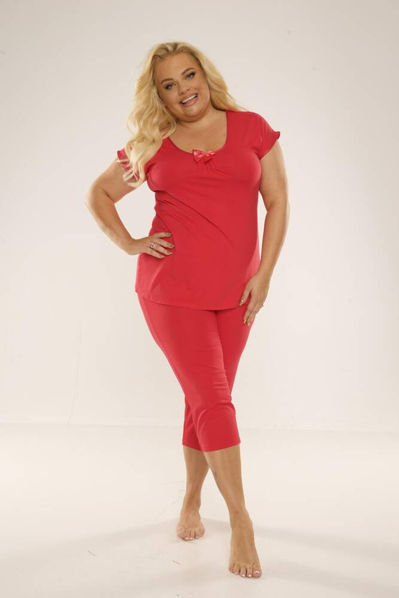 884 / 889 Visa Damen Schlafanzug Forex - Himbeere