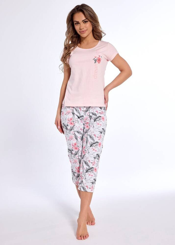 670/327 Dreaming 2 Cornette Damenpyjama, rosa