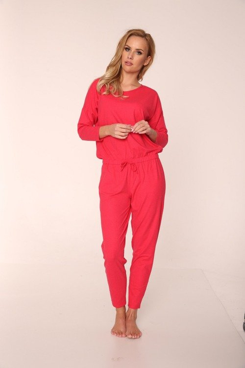 305 Paula Damen-Pyjama-Anzug - Himbeere