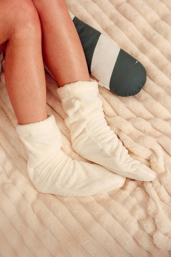 553/554 Wellsoft Smooth Schlafsocken De Lafense - ecru