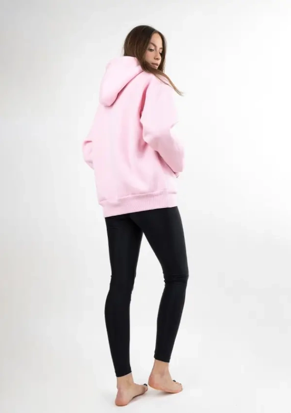 DK-K-B10 DKaren hellrosa – ein Set aus Leggings und Sweatshirt für Damen, bequem und stilvoll