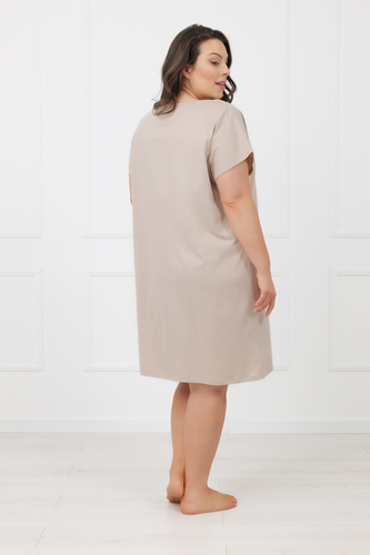 Damen Nachthemd Rima Italian Fashion 100% Baumwolle Kurzarm