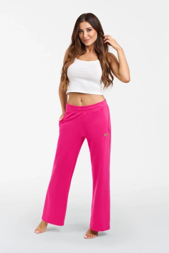 Alta Damenhose Italienische Mode - fuchsia 