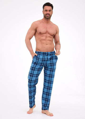 691/62 Cornette Herren-Pyjamahose – lang, kariert, Baumwolle