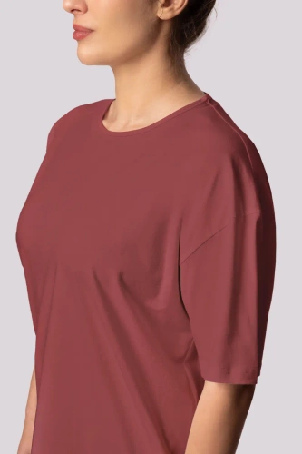 Bliss Kurzarm-Mona-Damenpyjama, Kirsche