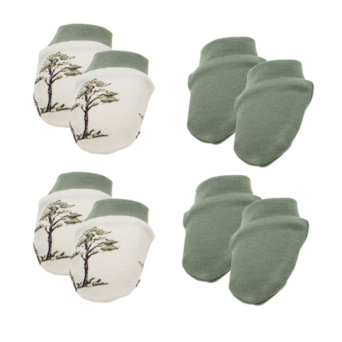 218083 Yogi Bear Nicol Babyhandschuhe – Baumwolle, 4er-Pack