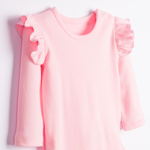 Body für Babys Nicol Tosia 225095 100% Baumwolle rosa mit Rüschen