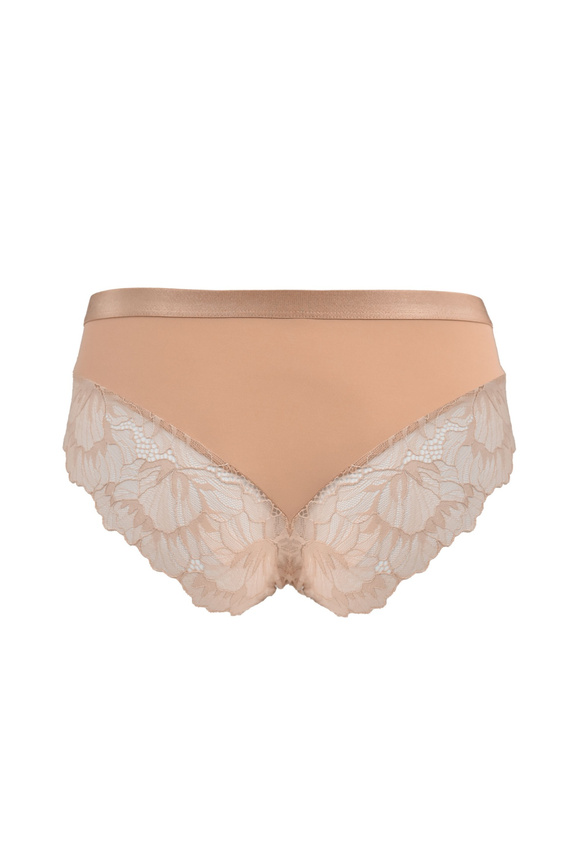 Mediolano Selena 19265 Beige Spitzen-Slips Hoher Komfort
