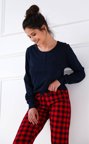 Bonnie Sensis Damen-Schlafanzug - navy blau