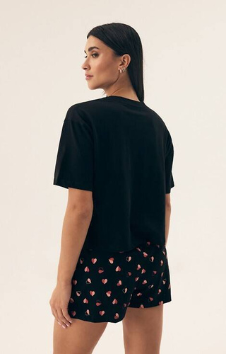 42649 Necesito Henderson Damenpyjama – schwarz