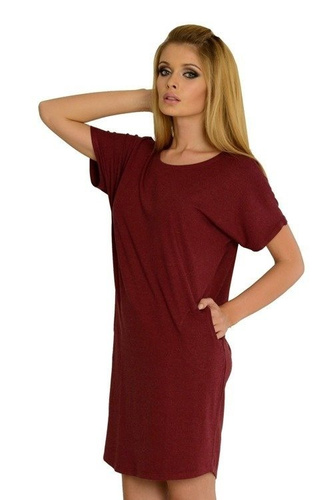 523 Paula Nachthemd kr. hülse - Graphit