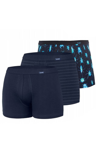 946/04 Cornette Herren-Boxershorts, Marineblau-Jeans