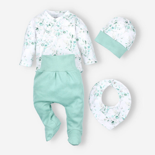 Babyset NINI Bio-Baumwolle Body Strampler Mütze Mädchen